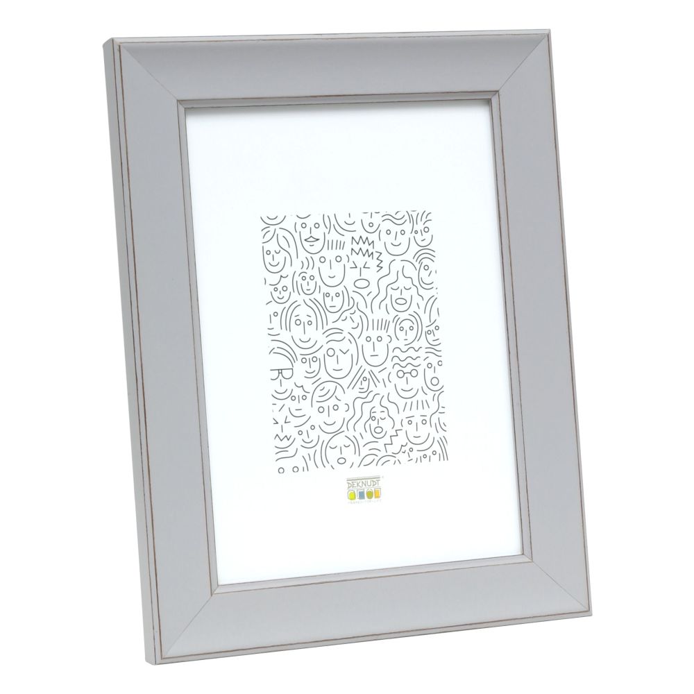 Deknudt Photo frame painted in light grey 10x15 S45YF9