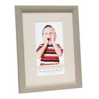 Deknudt Photo frame in beige painted look with text box (with French text) 10x15 S54SF3