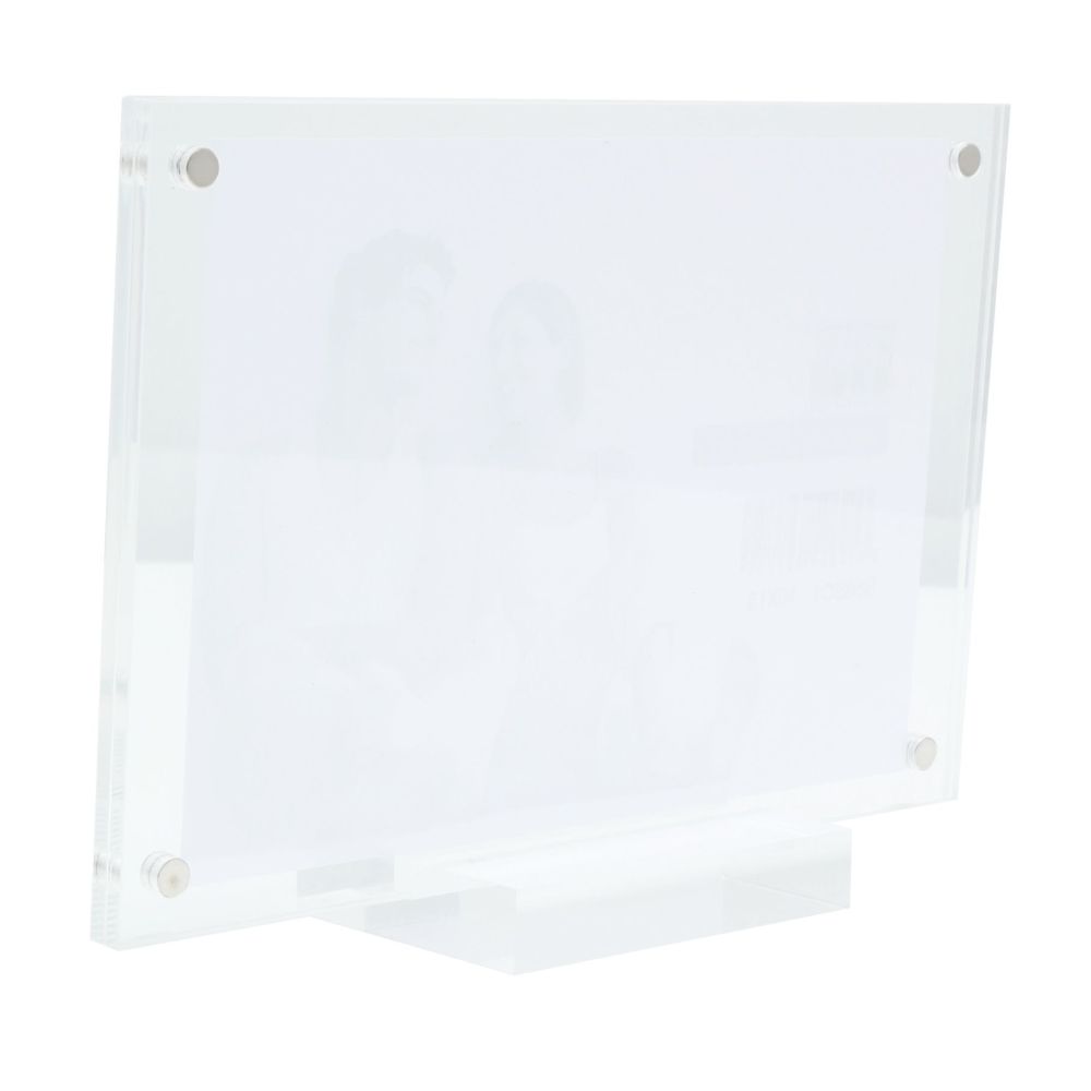 Deknudt Portafoto magnetico e trasparente spessore 6mm con base 10x15 S58SC1
