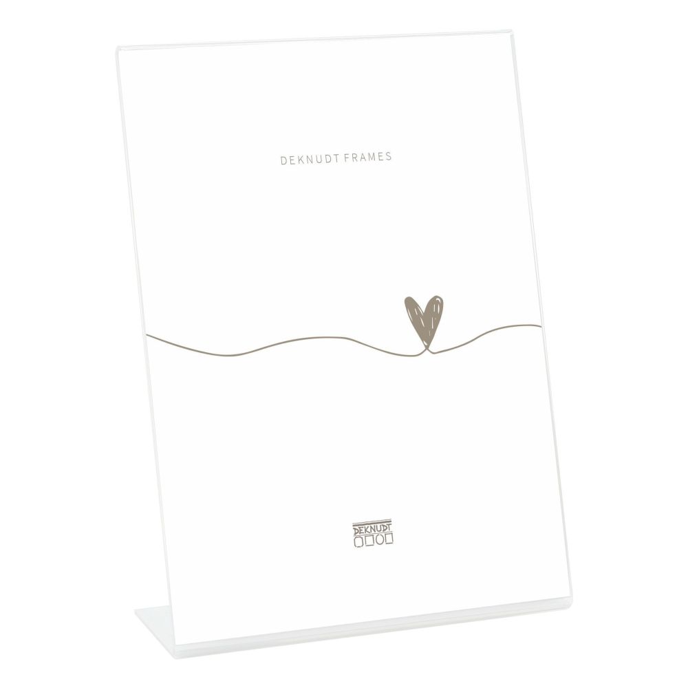 Deknudt Cornice con base in plastica per foto orizzontale 13x18 S58RL1