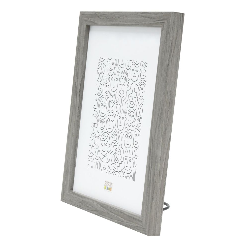 Deknudt Cornice stretta in legno grigio 20x20 S43AH7