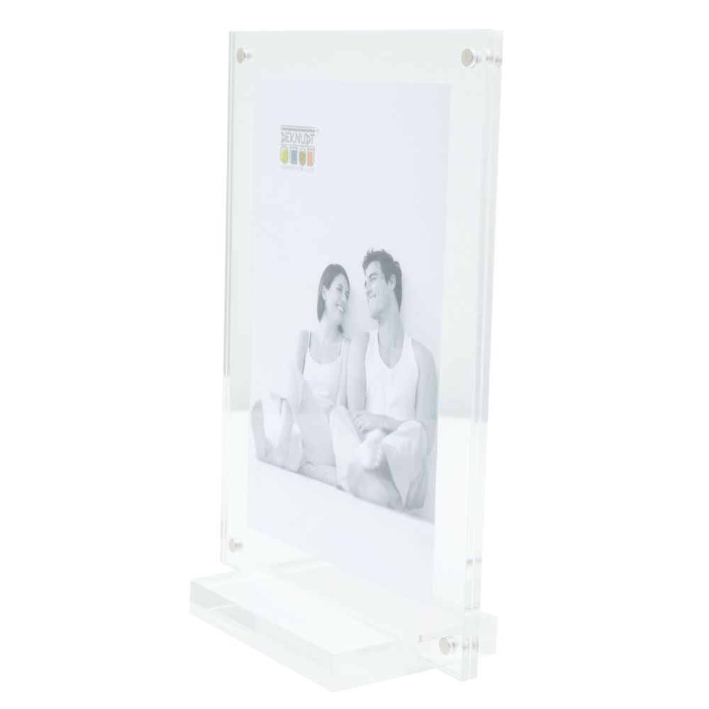 Deknudt Portafoto magnetico e trasparente spessore 6mm con base 20x20 S58SC1