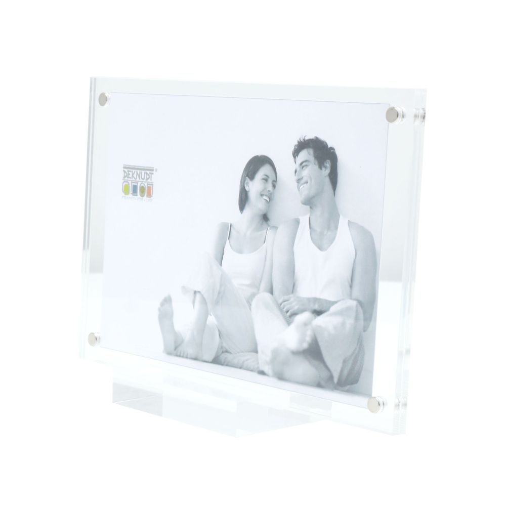 Deknudt Portafoto magnetico e trasparente spessore 6mm con base 20x20 S58SC1
