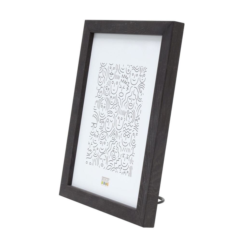 Deknudt Cornice stretta in legno marrone scuro 20x30 S43AH2