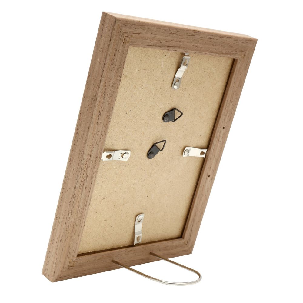 Deknudt Portafoto con impiallacciatura in vero legno color grigio 20x30 S46BH3