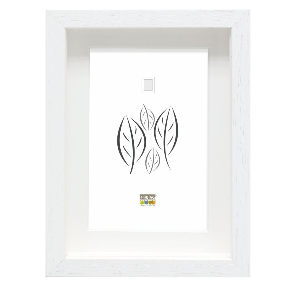 Deknudt White wooden frame to frame objects 30x30 S223K1