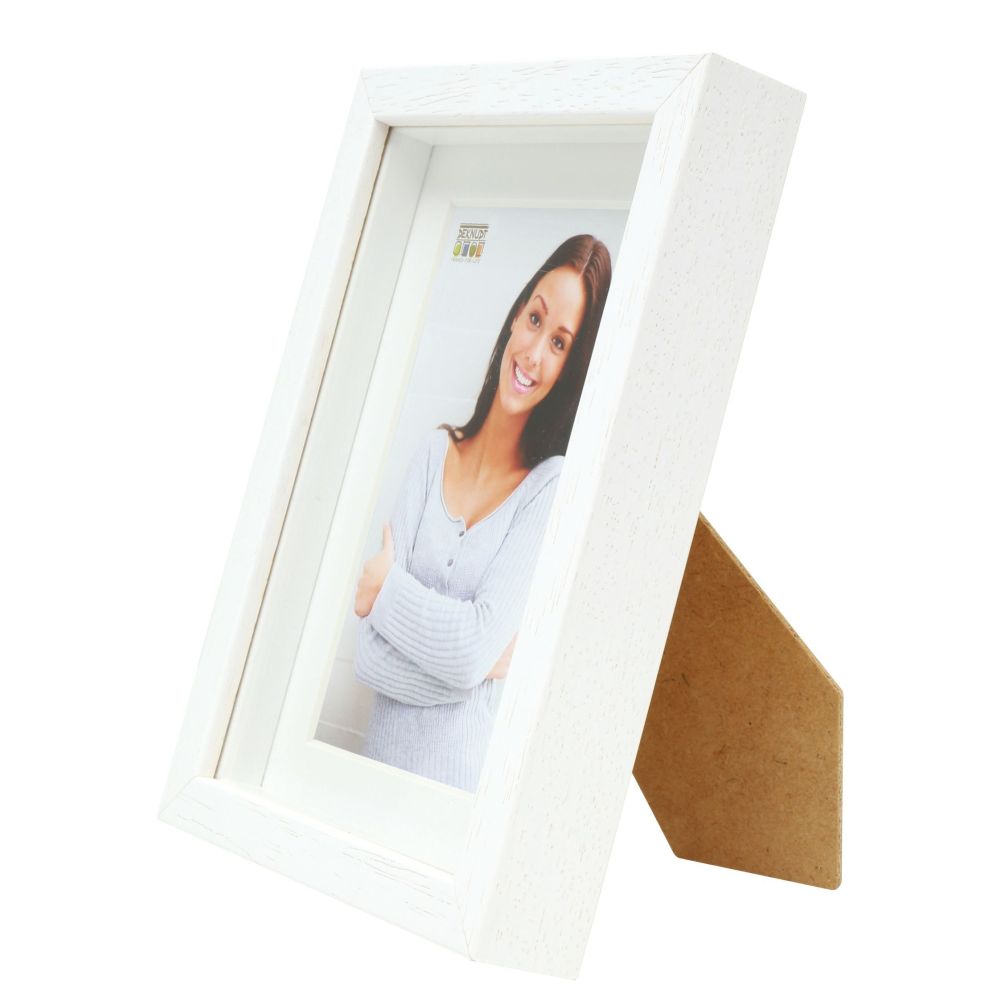 Deknudt White wooden frame to frame objects 30x30 S223K1