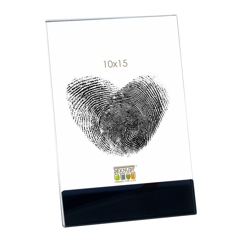 Deknudt Portafoto nero con supporto 10x15 S58SG2