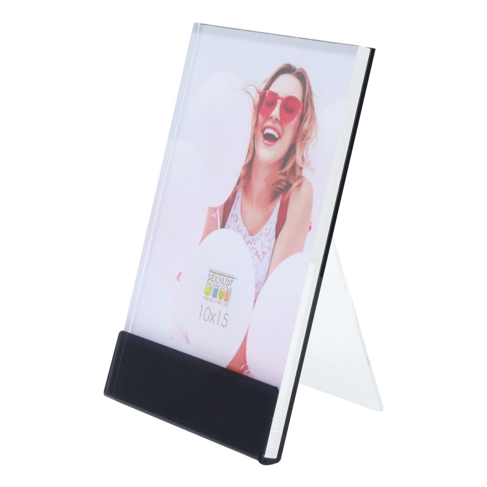 Deknudt Portafoto nero con supporto 10x15 S58SG2