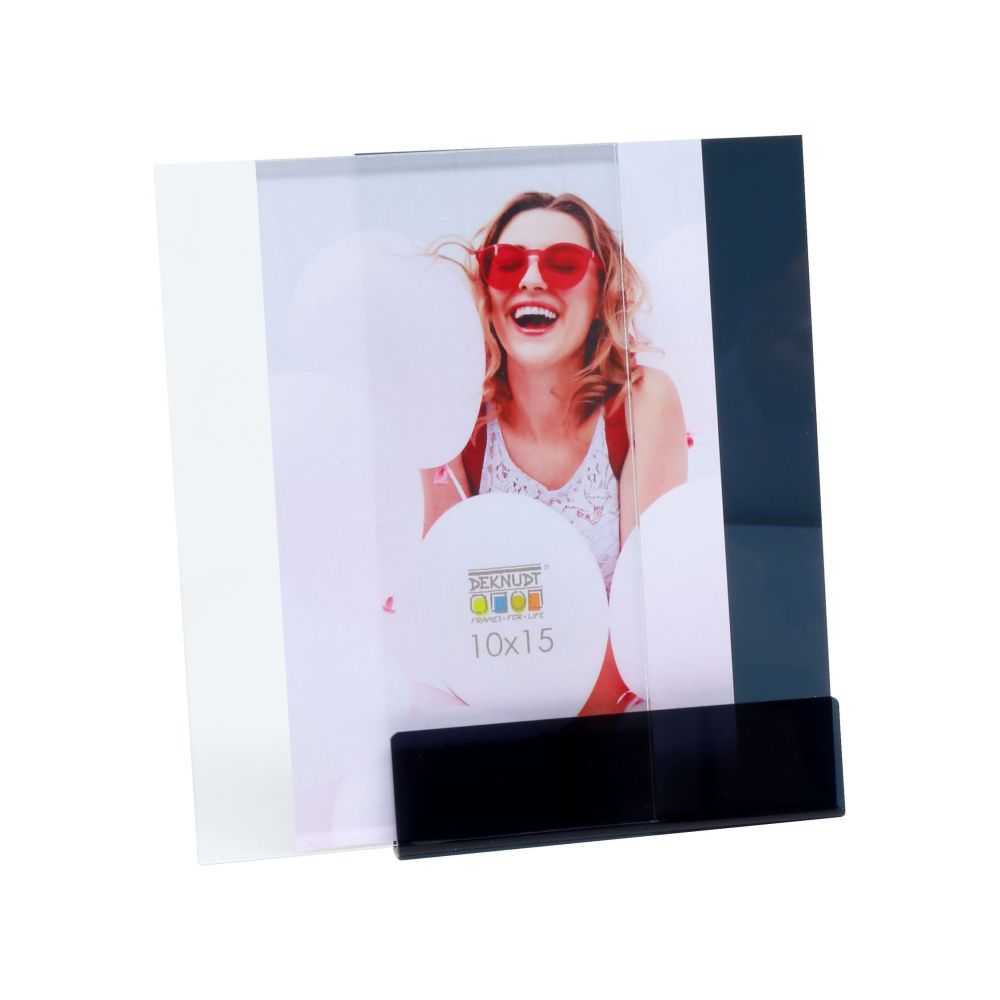 Deknudt Portafoto nero con supporto 10x15 S58SG2