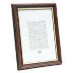 Deknudt Cornice classica in legno di noce scuro 24x30 S406H2