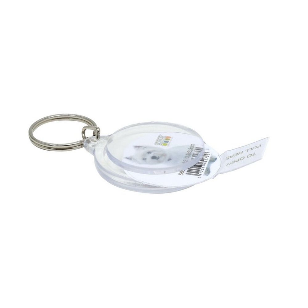 Deknudt Round photo key ring in plastic S66GA2