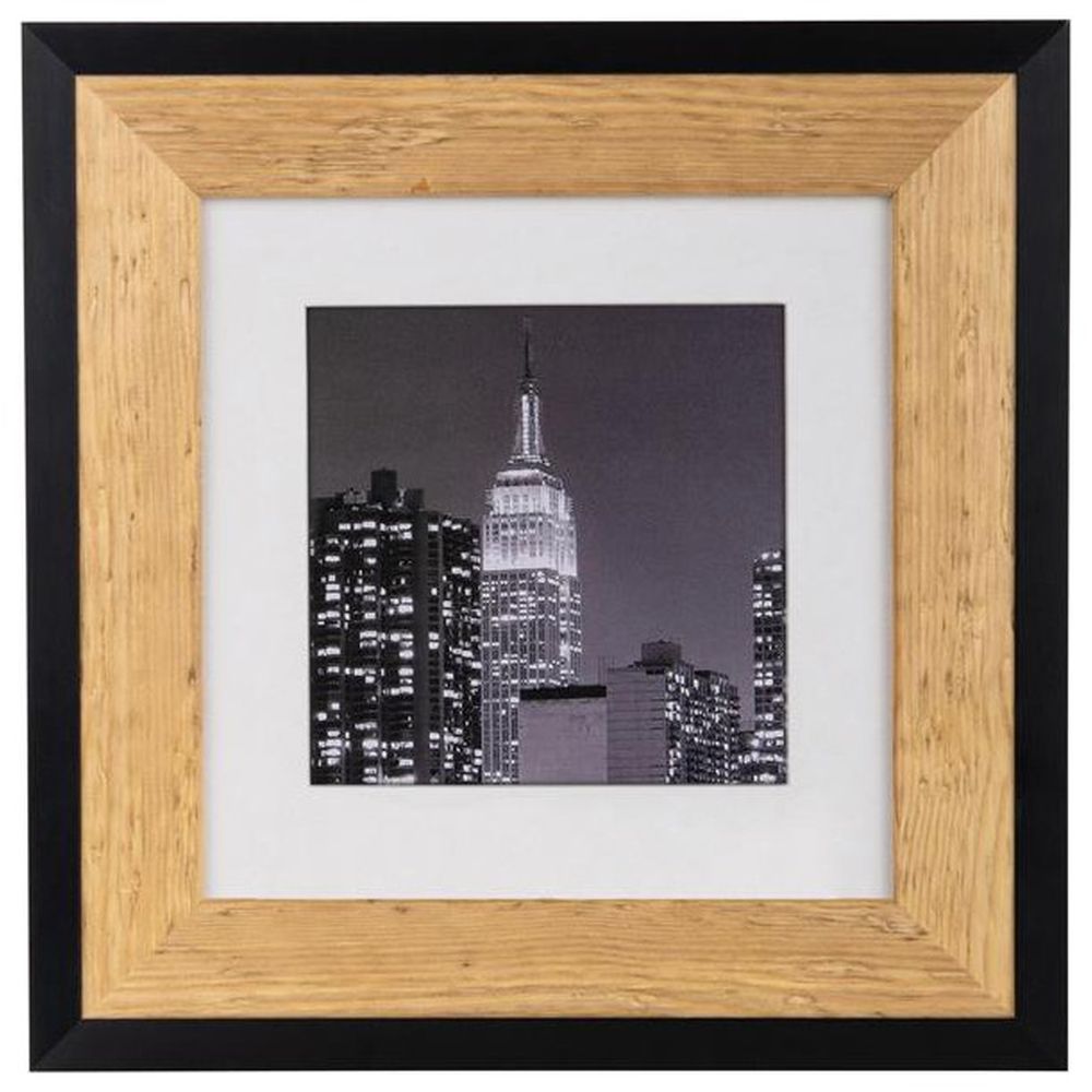 Dorr Wood Frame Prestige 50x50 nature/black