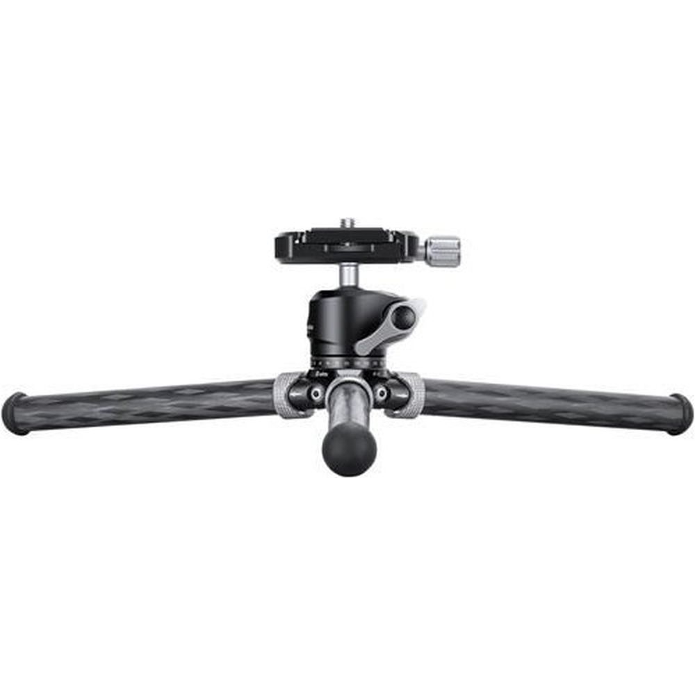 Treppiede da tavolo in carbonio con testa a sfera LH-22 Leofoto MT-02C
