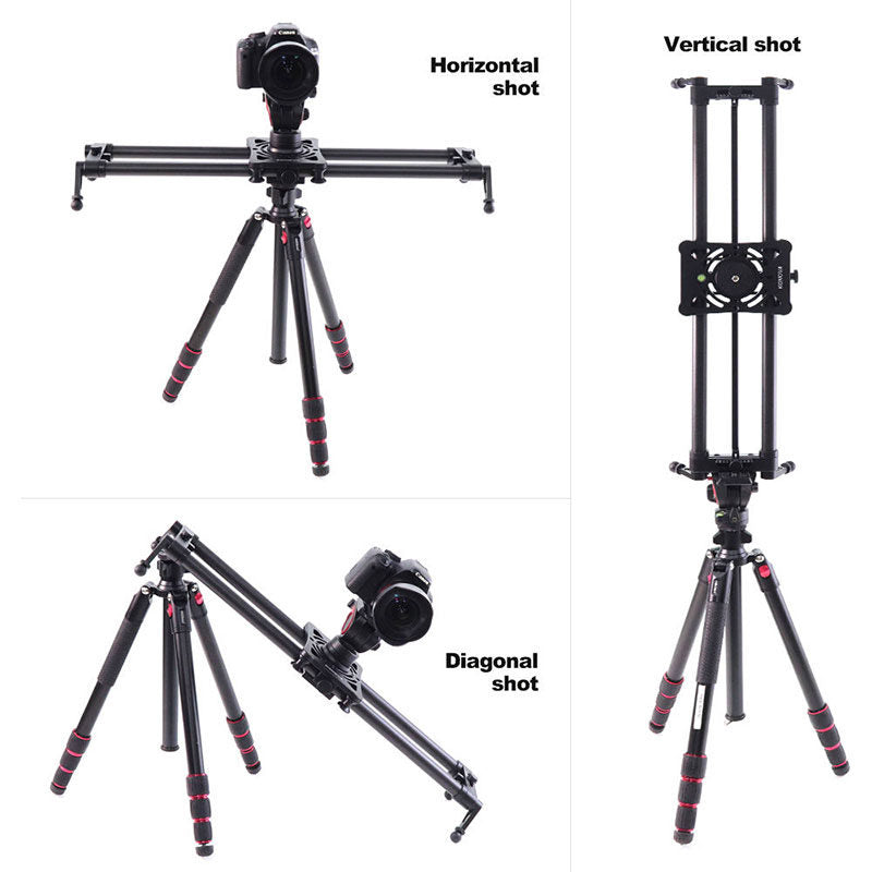 Konova P1 80cm Carbon Fibre Camera Slider (w/ KMS-S3)