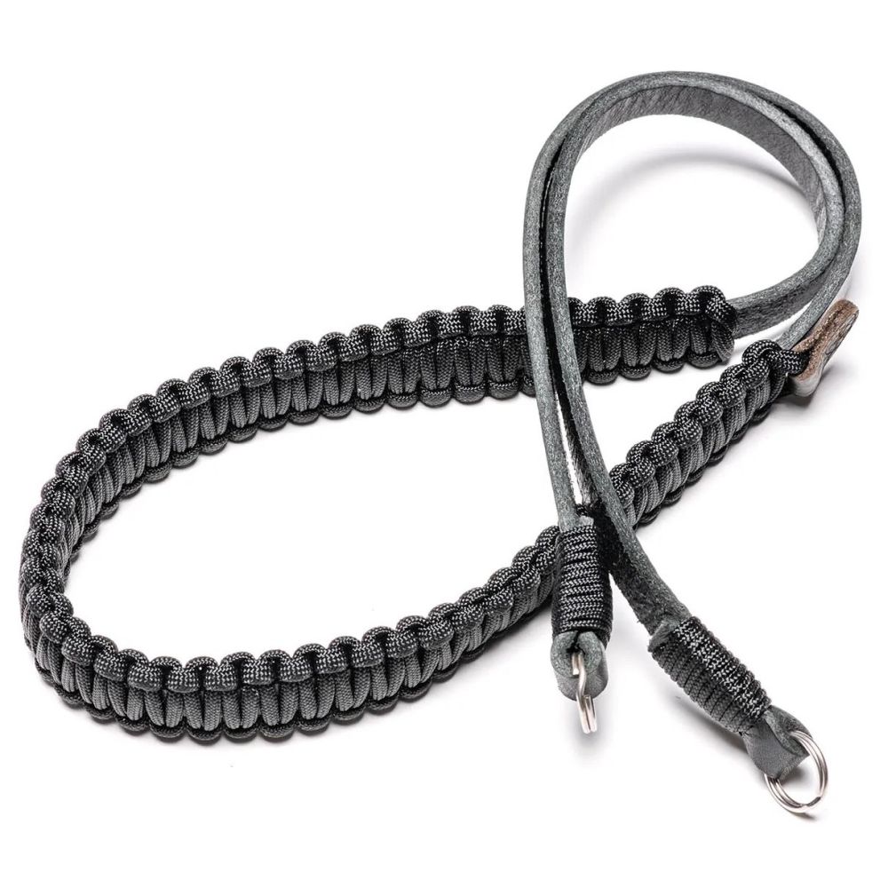Cinturino Leica 18893 Paracord creato da COOPH nero/nero 100cm