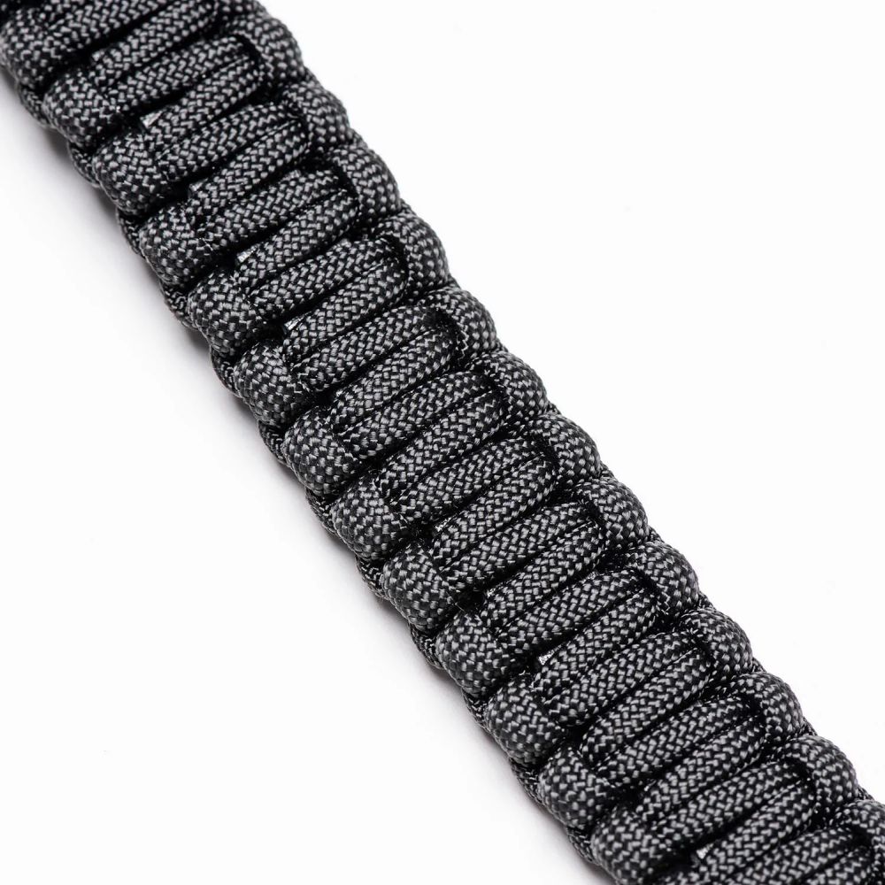Cinturino Leica 18893 Paracord creato da COOPH nero/nero 100cm