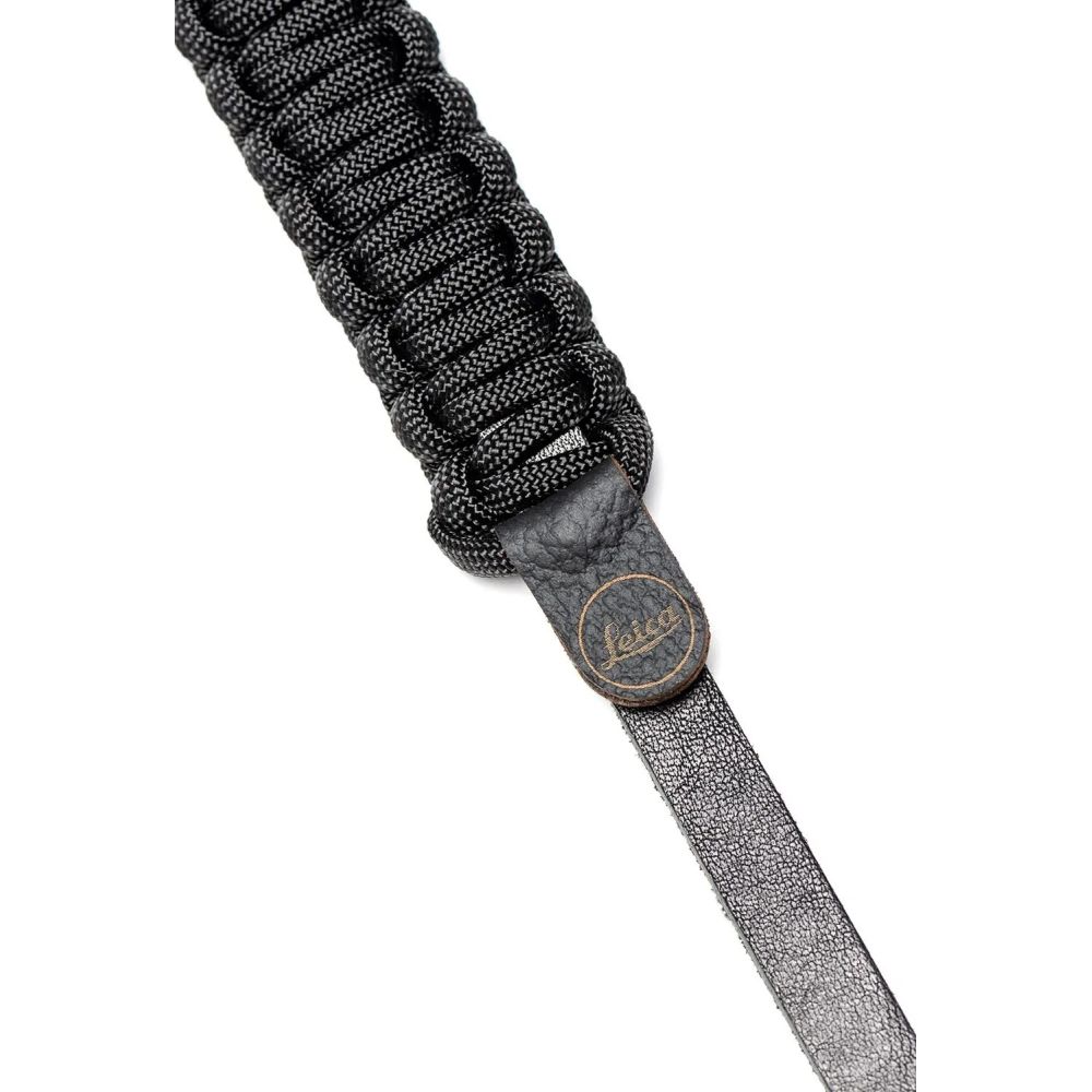 Cinturino Leica 18893 Paracord creato da COOPH nero/nero 100cm