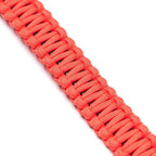 Cinturino Leica 18897 Paracord creato da COOPH nero/rosso 100cm