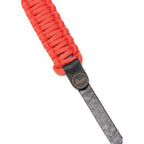 Cinturino Leica 18897 Paracord creato da COOPH nero/rosso 100cm