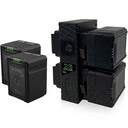 Core SWX Compact NANO V-Attacco Batteria Kit con caricabatterie (4x NANO-V150 e 1x GP-X4S)