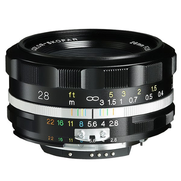 Voigtlander Color Skopar F2.8 28mm SLII-S Nikon Nero