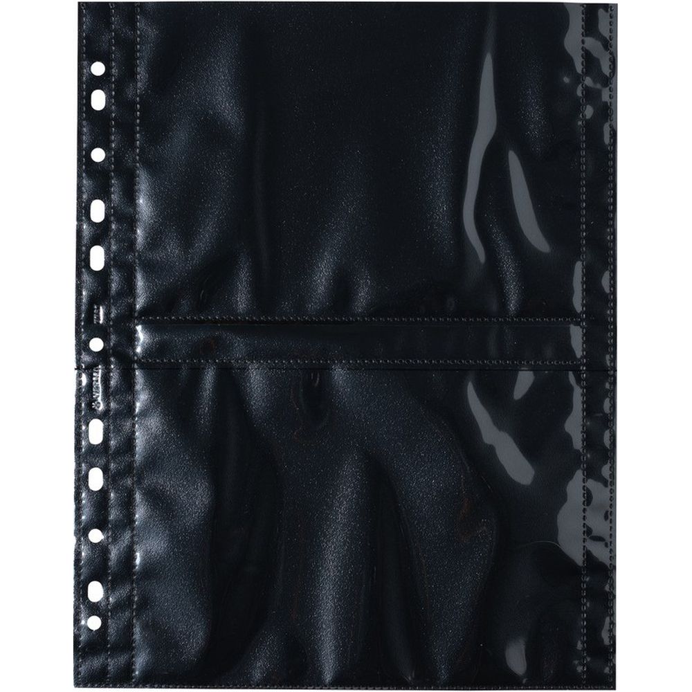 Herma maniche trasparenti nere 13x18 orizzontale 10 pz.