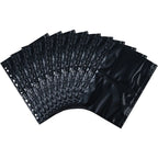Herma maniche trasparenti nere 13x18 orizzontale 10 pz.