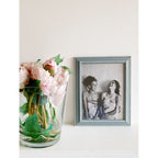 Deknudt Photo frame blue with natural-colored accent 15x20 S221F6