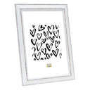 Deknudt Photo frame white with brown accent 24x30 S221H3