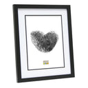 Deknudt Portafoto nero con passe-partout 10x15 S43AK2