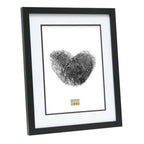 Deknudt Portafoto nero con passe-partout 10x15 S43AK2