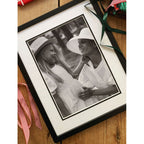 Deknudt Portafoto nero con passe-partout 10x15 S43AK2