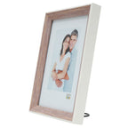 Deknudt Portafoto beige con bordo bianco 13x18 S46CH3