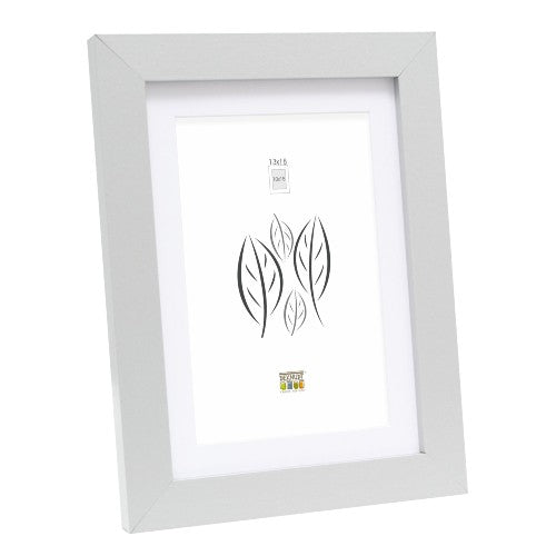 Deknudt Silver coloured Photo Frame with white Passe-board 20x25 S66KD1