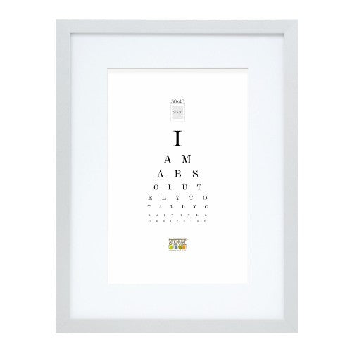 Deknudt Silver coloured Photo Frame with white Passe-board 20x25 S66KD1