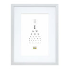 Deknudt Silver coloured Photo Frame with white Passe-board 20x25 S66KD1