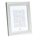 Deknudt Silver wood photo frame with dark gray shading 20x30 S40YOUR2