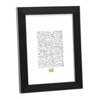Deknudt Black photo frame with edge in silver 30x30 S41VK2
