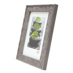 Deknudt Cornice in legno grigio con struttura ondulata 18x24 S46HF7