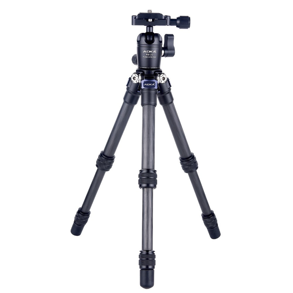 AOKA CMP163C Treppiede da tavolo in carbonio + testa per treppiede KB20