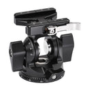 Sunwayfoto Testa a due vie con morsetto e piastra QR DT-03