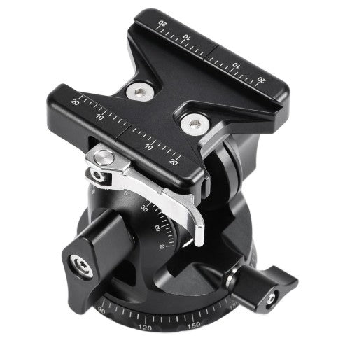 Sunwayfoto Testa a due vie con morsetto e piastra QR DT-03