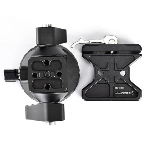 Sunwayfoto Testa a due vie con morsetto e piastra QR DT-03
