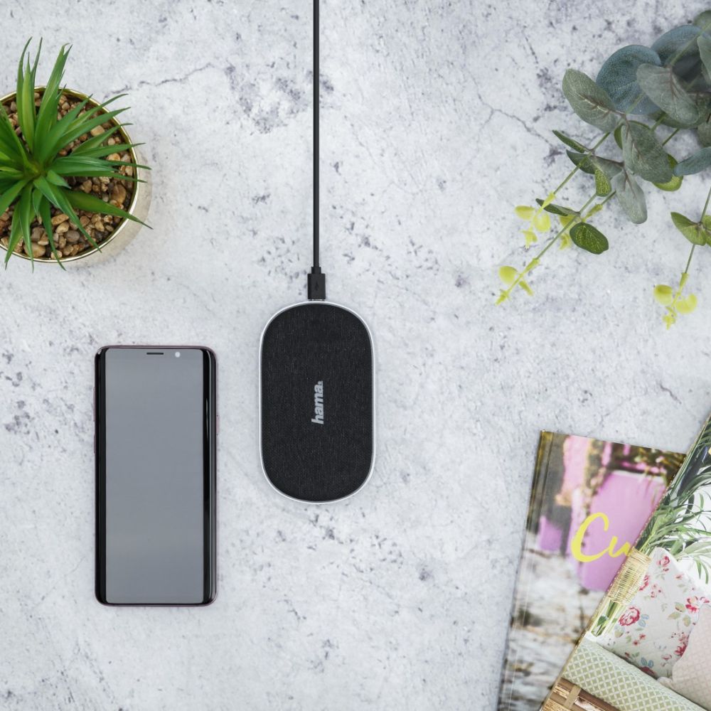 Caricabatterie wireless Hama FC-10 TESSUTO