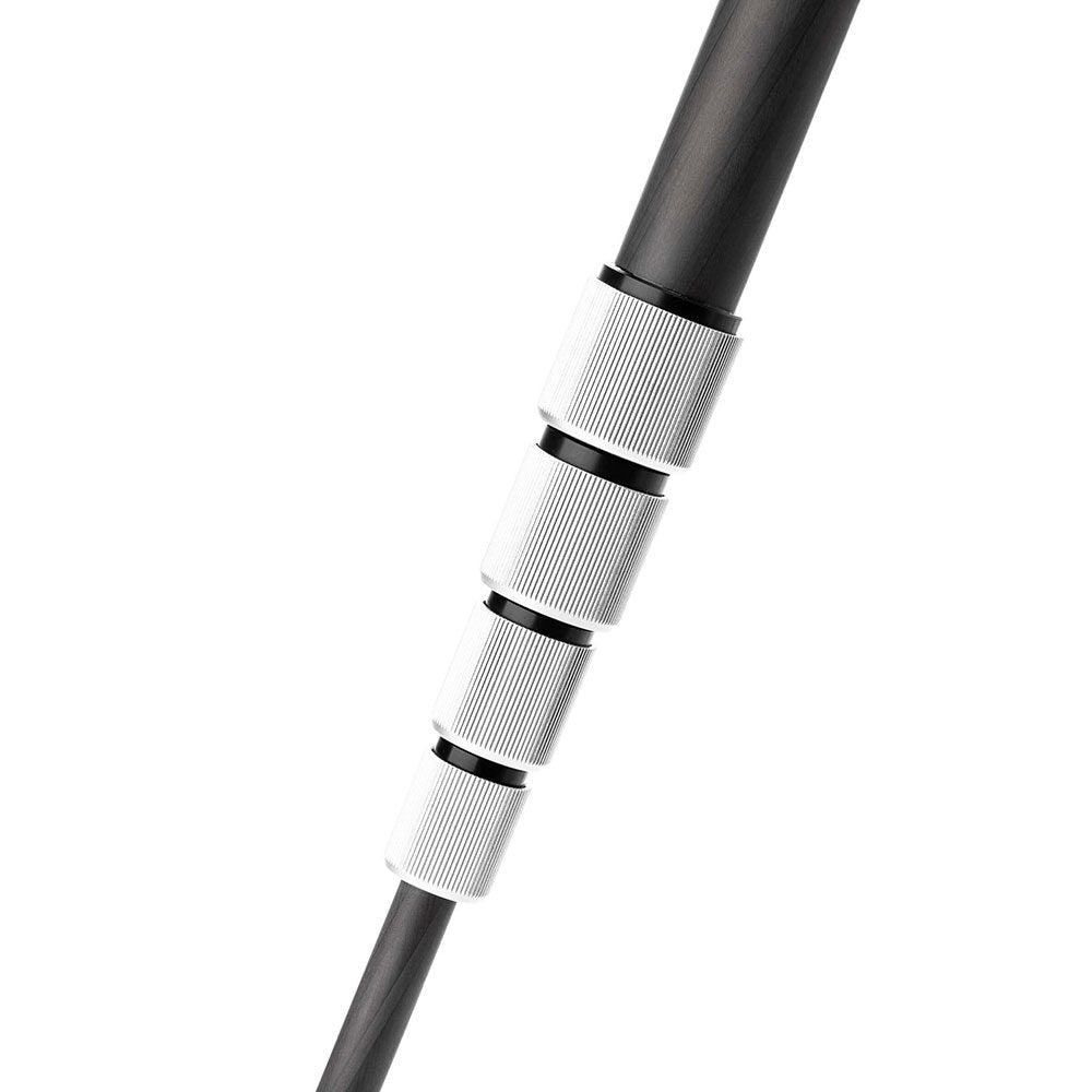 Treppiede in carbonio Benro Roadtrip Pro argento
