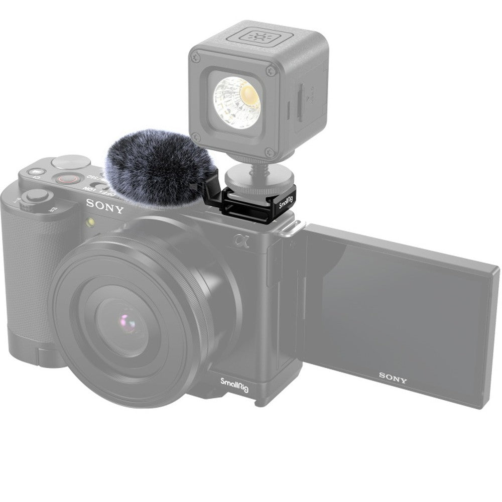 Adattatore per scarpa fredda SmallRig con parabrezza per Sony ZV-E10 e ZV-1 3526