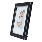 Deknudt Portafoto nero con bordo argento 20x20 S41VK2