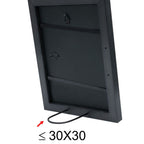 Deknudt Portafoto nero con bordo argento 20x20 S41VK2