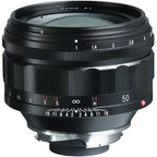 Voigtländer Nokton 1.0/50mm aspherical VM black lens